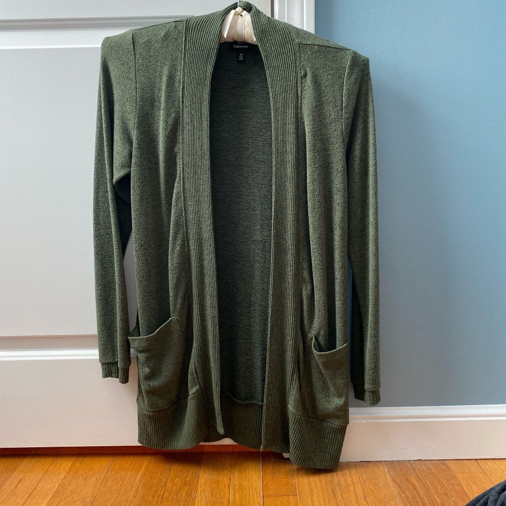 Bobeau Green cardigan